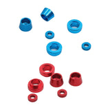 Maxbell Front Steering Bushing Spacer Kit Easy to Install Aluminum Steering Red