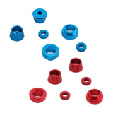 Maxbell Front Steering Bushing Spacer Kit Easy to Install Aluminum Steering Red