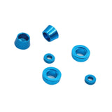 Maxbell Front Steering Bushing Spacer Kit Easy to Install Aluminum Steering Blue