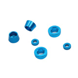 Maxbell Front Steering Bushing Spacer Kit Easy to Install Aluminum Steering Blue