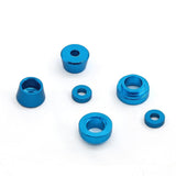 Maxbell Front Steering Bushing Spacer Kit Easy to Install Aluminum Steering Blue