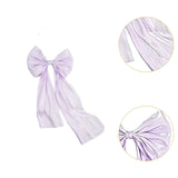 Maxbell 2 Pieces Satin Ribbons Gift Accessories Wide for Holiday Bridal Shower Party Purple