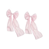 Maxbell 2 Pieces Satin Ribbons Gift Accessories Wide for Holiday Bridal Shower Party Light Pink