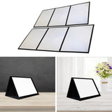 Maxbell 3 Way Magician Mirror Men Women Practice Novelty Unique Shows Tool Toy Props Fold 18cmx24cmx0.9cm