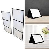 Maxbell 3 Way Magician Mirror Men Women Practice Novelty Unique Shows Tool Toy Props Fold 18cmx24cmx0.9cm