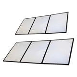 Maxbell 3 Way Magician Mirror Men Women Practice Novelty Unique Shows Tool Toy Props Fold 18cmx24cmx0.9cm