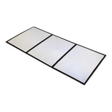 Maxbell 3 Way Magician Mirror Men Women Practice Novelty Unique Shows Tool Toy Props Fold 18cmx24cmx0.9cm