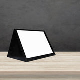 Maxbell 3 Way Magician Mirror Men Women Practice Novelty Unique Shows Tool Toy Props Fold 21cmx28cmx0.9cm