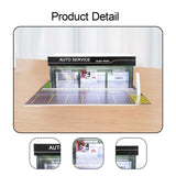 Maxbell 1/64 Model Car Display Case Ornament Micro Landscape Decor Miniature Scenery Car Wash Shop
