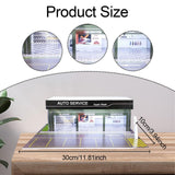 Maxbell 1/64 Model Car Display Case Ornament Micro Landscape Decor Miniature Scenery Car Wash Shop