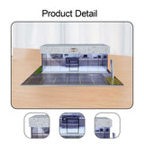 Maxbell 1/64 Model Car Display Case Ornament Micro Landscape Decor Miniature Scenery Milk Coffee Shop