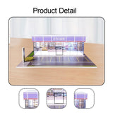 Maxbell 1/64 Model Car Display Case Ornament Micro Landscape Decor Miniature Scenery Store