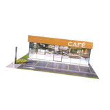 Maxbell 1/64 Model Car Display Case Ornament Micro Landscape Decor Miniature Scenery Cafe