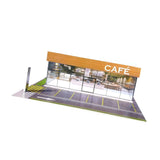 Maxbell 1/64 Model Car Display Case Ornament Micro Landscape Decor Miniature Scenery Cafe