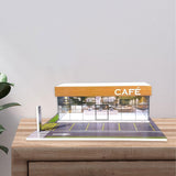 Maxbell 1/64 Model Car Display Case Ornament Micro Landscape Decor Miniature Scenery Cafe