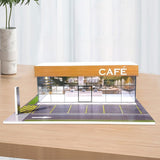 Maxbell 1/64 Model Car Display Case Ornament Micro Landscape Decor Miniature Scenery Cafe