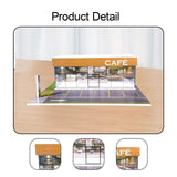 Maxbell 1/64 Model Car Display Case Ornament Micro Landscape Decor Miniature Scenery Cafe