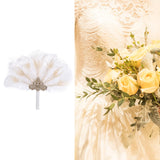 Maxbell Artificial Feather Fan Decorative Show Party Decor Guest Gift Bridal Costume