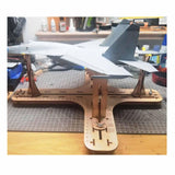 Maxbell Model Airplane Display Making Painting Tool Wood for Model Hobby Building 32cmx30cmx12cm