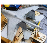 Maxbell Model Airplane Display Making Painting Tool Wood for Model Hobby Building 32cmx30cmx12cm