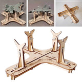 Maxbell Model Airplane Display Making Painting Tool Wood for Model Hobby Building 32cmx30cmx12cm