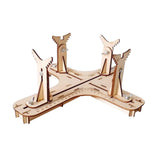 Maxbell Model Airplane Display Making Painting Tool Wood for Model Hobby Building 32cmx30cmx12cm