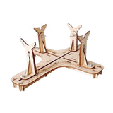 Maxbell Model Airplane Display Making Painting Tool Wood for Model Hobby Building 32cmx30cmx12cm