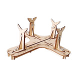 Maxbell Model Airplane Display Making Painting Tool Wood for Model Hobby Building 32cmx30cmx12cm