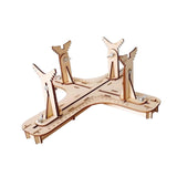 Maxbell Model Airplane Display Making Painting Tool Wood for Model Hobby Building 32cmx30cmx12cm