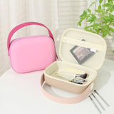 Maxbell Travel Makeup Bag Lightweight Small Tote Makeup Organizer Cosmetic Bag Women Pink