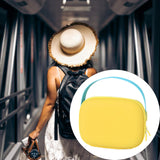 Maxbell Travel Makeup Bag Lightweight Small Tote Makeup Organizer Cosmetic Bag Women Yellow