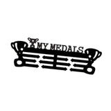 Maxbell Medal Hanger Display Sturdy Wall Mount for Competition Ribbon Award Athletes