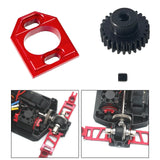 Maxbell Metal Motor Seat Easy to Install Lightweight 1:14 RC Car for 14301 14209 303 Red