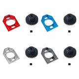 Maxbell Metal Motor Seat Easy to Install Lightweight 1:14 RC Car for 14301 14209 303 Red