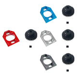 Maxbell Metal Motor Seat Easy to Install Lightweight 1:14 RC Car for 14301 14209 303 Red