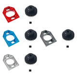 Maxbell Metal Motor Seat Easy to Install Lightweight 1:14 RC Car for 14301 14209 303 Red