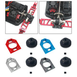 Maxbell Metal Motor Seat Easy to Install Lightweight 1:14 RC Car for 14301 14209 303 Red