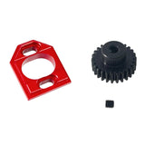 Maxbell Metal Motor Seat Easy to Install Lightweight 1:14 RC Car for 14301 14209 303 Red