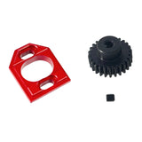 Maxbell Metal Motor Seat Easy to Install Lightweight 1:14 RC Car for 14301 14209 303 Red