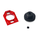 Maxbell Metal Motor Seat Easy to Install Lightweight 1:14 RC Car for 14301 14209 303 Red