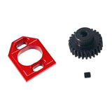 Maxbell Metal Motor Seat Easy to Install Lightweight 1:14 RC Car for 14301 14209 303 Red