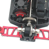 Maxbell Metal Motor Seat Easy to Install Lightweight 1:14 RC Car for 14301 14209 303 Red