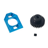 Maxbell Metal Motor Seat Easy to Install Lightweight 1:14 RC Car for 14301 14209 303 Black