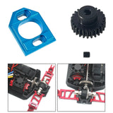 Maxbell Metal Motor Seat Easy to Install Lightweight 1:14 RC Car for 14301 14209 303 Black