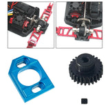 Maxbell Metal Motor Seat Easy to Install Lightweight 1:14 RC Car for 14301 14209 303 Black