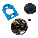 Maxbell Metal Motor Seat Easy to Install Lightweight 1:14 RC Car for 14301 14209 303 Black