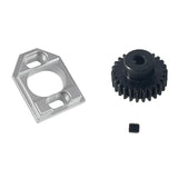 Maxbell Metal Motor Seat Easy to Install Lightweight 1:14 RC Car for 14301 14209 303 Silver