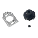 Maxbell Metal Motor Seat Easy to Install Lightweight 1:14 RC Car for 14301 14209 303 Silver