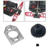 Maxbell Metal Motor Seat Easy to Install Lightweight 1:14 RC Car for 14301 14209 303 Silver