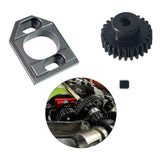 Maxbell Metal Motor Seat Easy to Install Lightweight 1:14 RC Car for 14301 14209 303 Titanium